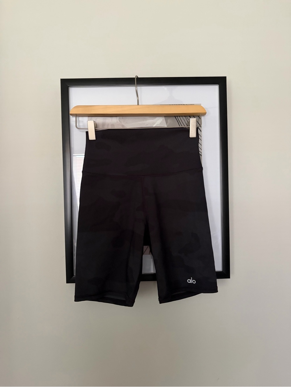 Alo High-Waist Black Bike Shorts